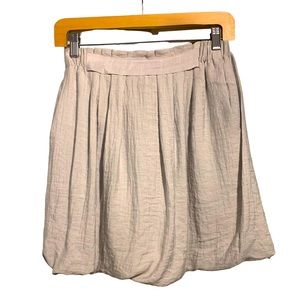 BCBG Ballerina Hem Mini Skirt Ice Gray